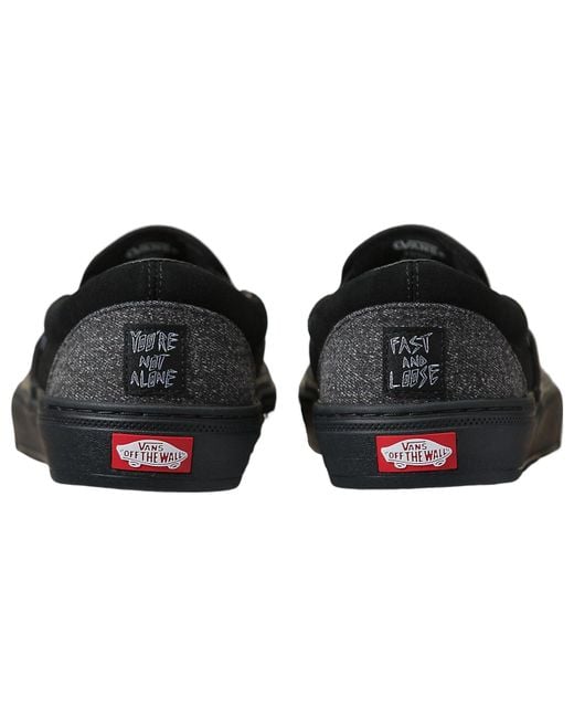 Vans Black X Fast And Loose Bmx Slip-On for men