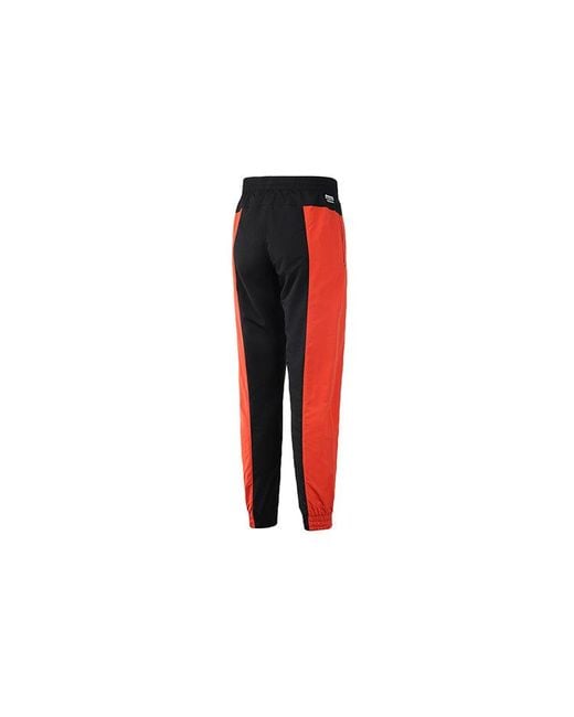 Adidas Red Originals Splicing Casual Bundle Feet Sports Pants for men