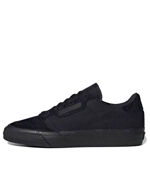 Adidas Black Continental Vulc 'Core' for men
