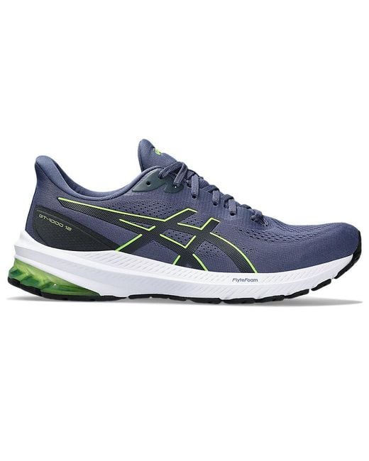 Asics Blue Gt-1000 12 'Thunder Electric Lime' for men