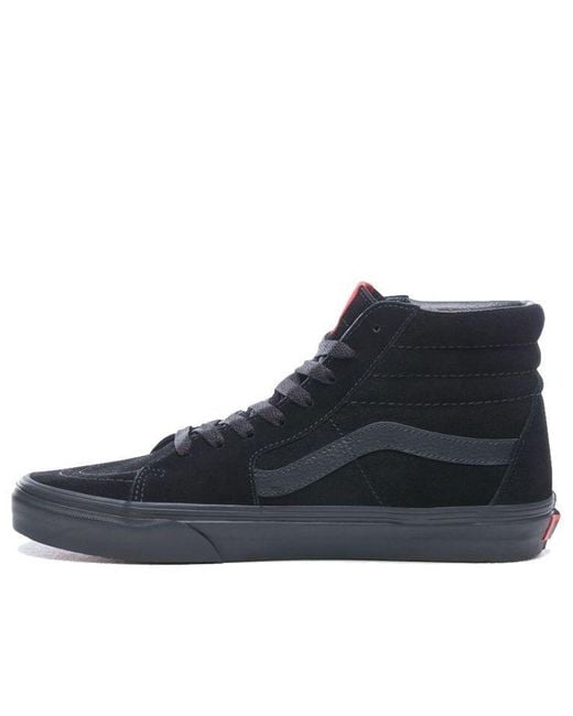 Vans Black Sk8-Hi Suede' for men