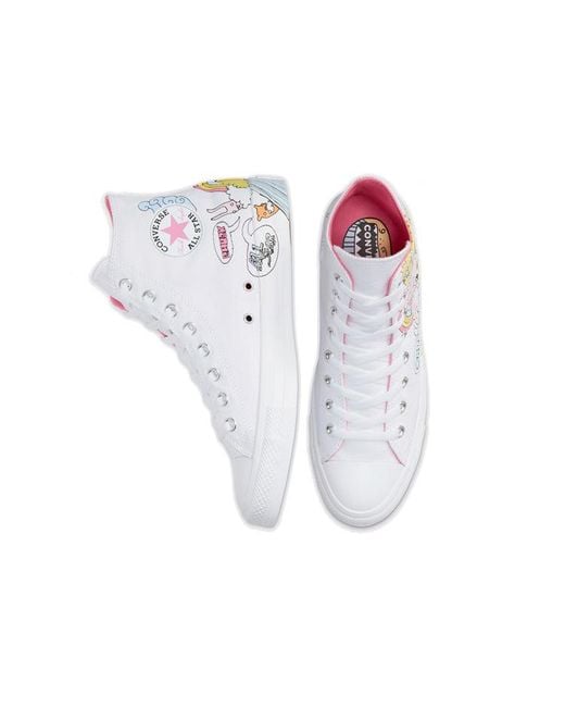 Converse White Kith X Disney X Notebook Print Chuck Taylor All Star for men