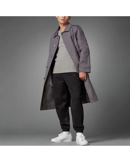 Adidas Black Originals Cotton Drawstring Elastic Waistband Sports Pants/Trousers/Joggers for men