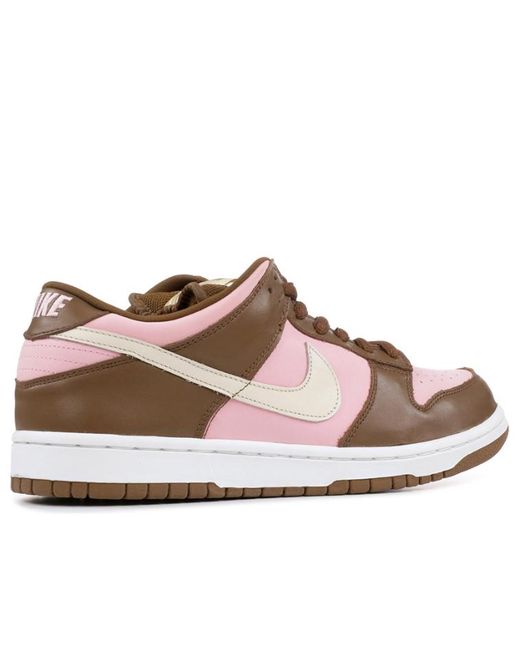 Nike Brown X Stussy Sb Dunk Low Pro 'Cherry' for men