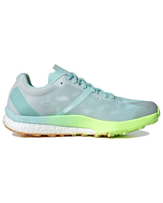 Adidas Blue Terrex Speed Ultra 'Aqua Wonder Lucid Lemon' for men
