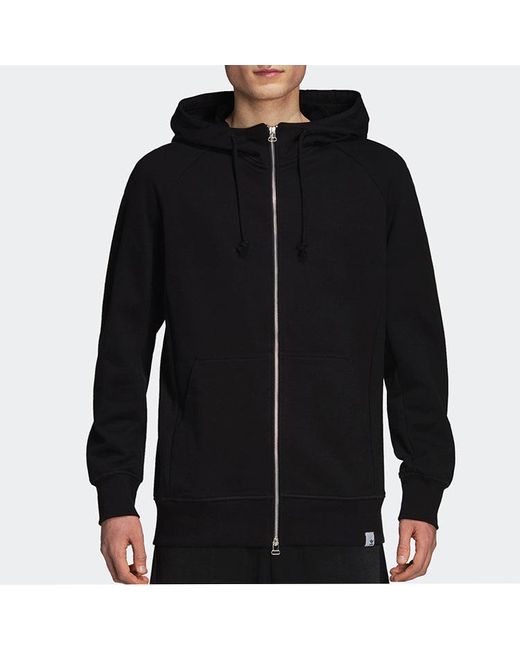 Adidas Blue X By O Fz Athleisure Casual Sports Hooded Long Sleeves Jacket for men