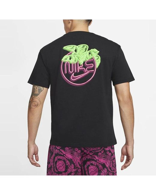 Nike Black As Nk Mi Cty Elv Ss 90 Tee for men