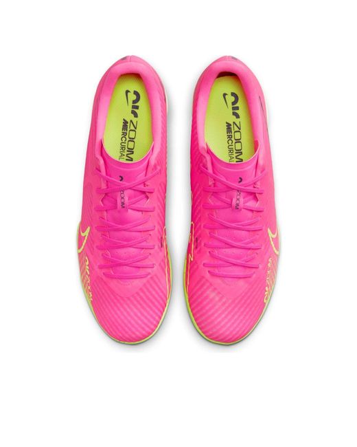 Nike Pink Zoom Mercurial Vapor 15 Academy Ic 'Luminous Pack' for men
