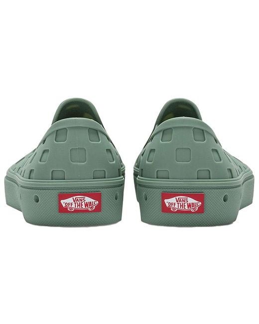 Vans Green Trek Slip-On Low Tops Casual Skateboarding Shoes for men