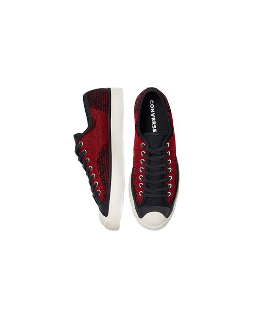 Converse Red Jack Purcell Rally 'Patchwork for men