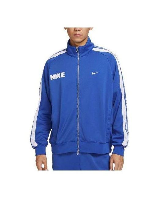 Nike Blue Lightweight Full-Zip Basketball Jacket for men