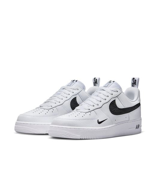 Nike White Air Force 1 Low 'Multi-Etch Swoosh' for men