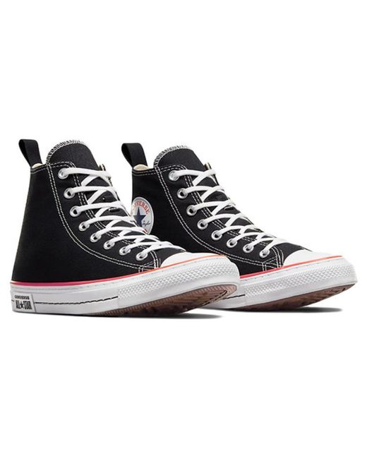 Converse Black Chuck Taylor All Star High Crafted Stitch Shoes for men