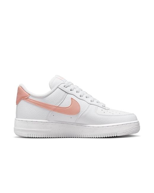 Nike White (Wmns) Air Force 1 '07 Next Nature 'Fossil Rose'
