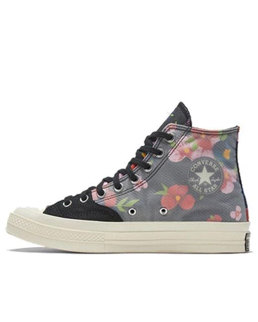 Converse Blue Chuck 70 High 'Floral' for men