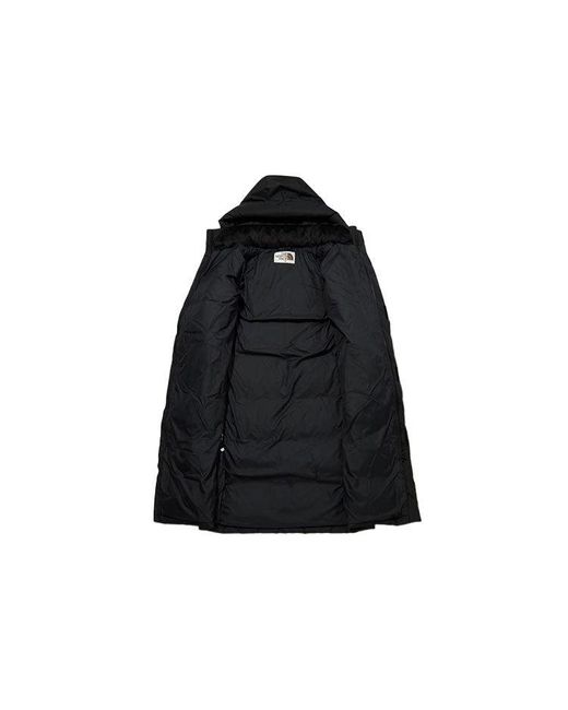 The North Face Black Long Down Winter Jacket for men