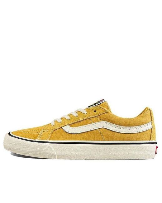 Vans Yellow Sk8-Low Reissue Sf 'Honey' for men
