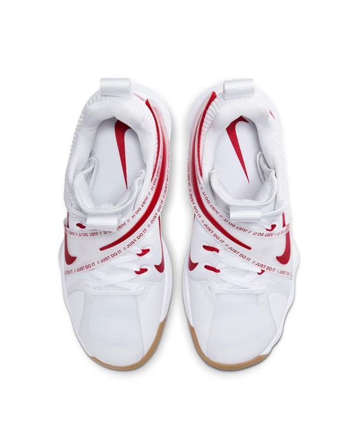 Nike White (Wmns) React Hyperset 'University Gum'