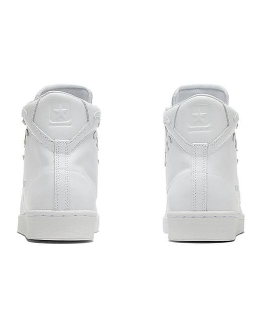 Converse White Pro Leather Flames' for men