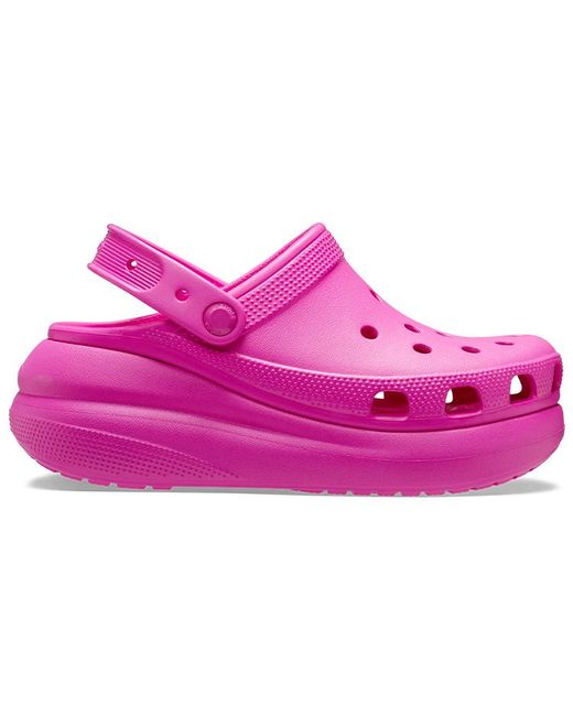CROCSTM Pink Classic Crush Clog (Juice) Shoes