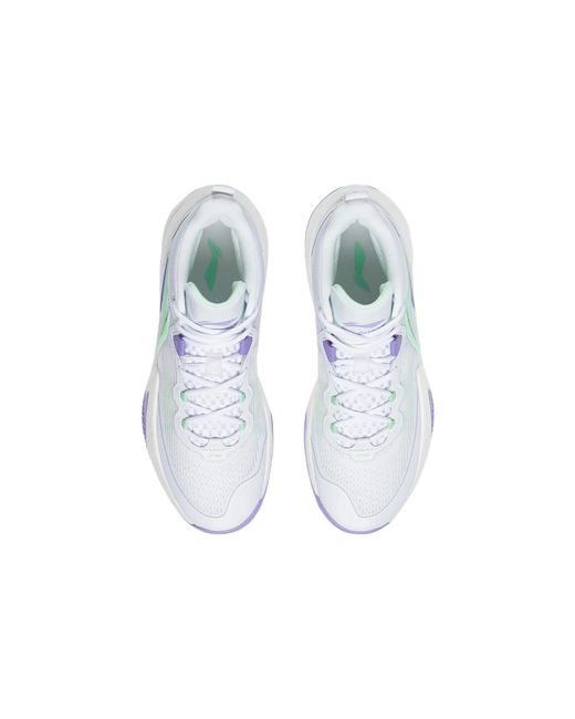Li-ning White Superlight Speed 1 'Standard Pinkgreen' for men