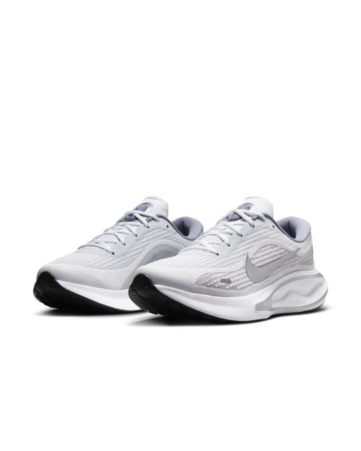 Nike White Journey Run Road Running Shoes for men