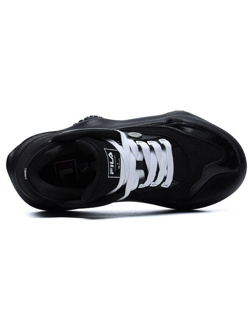Fila Black (Wmns) Fashion Sneakers Low-Top Running Shoes