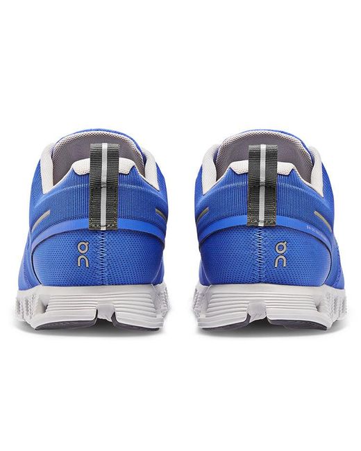 On Shoes Blue Cloud 5 Waterproof 'Cobalt Glacier' for men