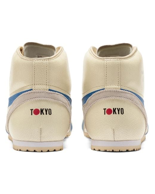 Onitsuka Tiger Blue Mexico Mid Runner Sneakers for men