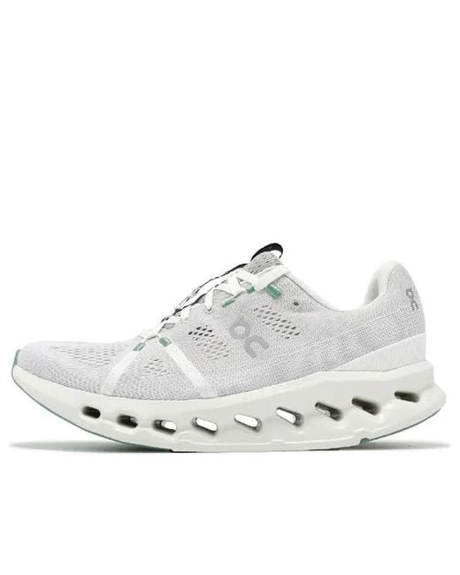 On Shoes White Cloudsurfer 'Pearl Ivory' for men