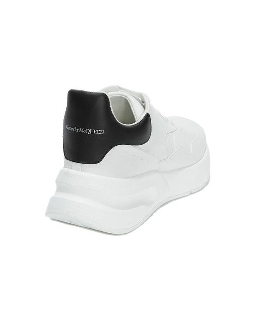 McQueen White Oversized Runner for men