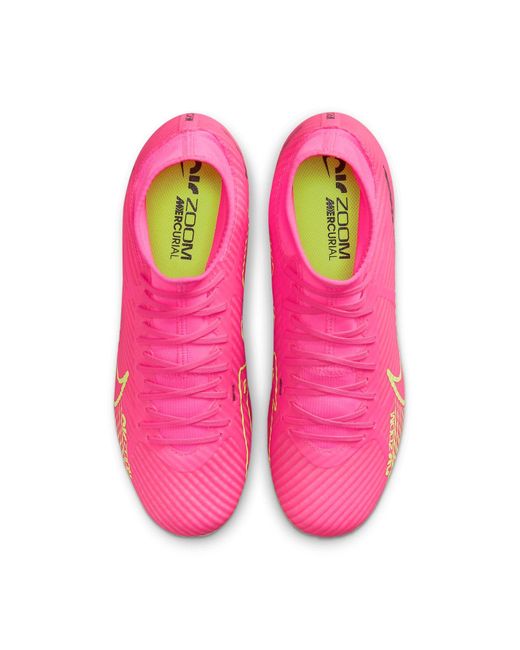 Nike Pink Mercurial Superfly 9 Academy Mg 'Luminous Pack' for men