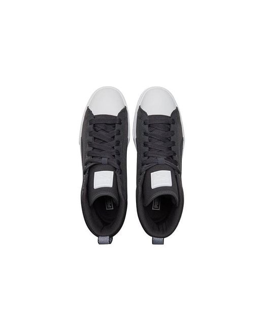 PUMA Blue (Wmns) Mayze Mid Safari Casual Skateboarding Shoes