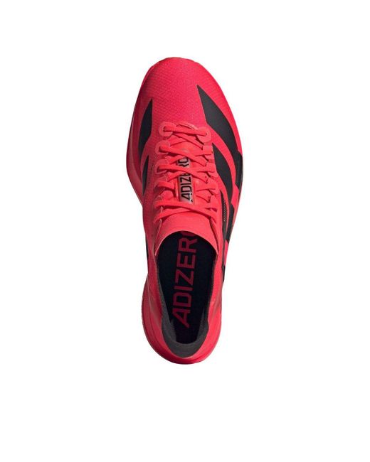 未使用 adidas adizero adios pro 4 Lucid Red adidas Adizero Adios Pro 4 Lucid Red Black Men's - JR6368 - US