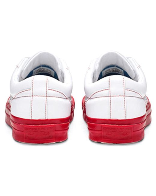 Converse White Golf Le Fleur X One Star Ox 'Racing' for men