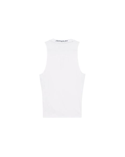 Under Armour White Heatgear Basketball Tank Top for men