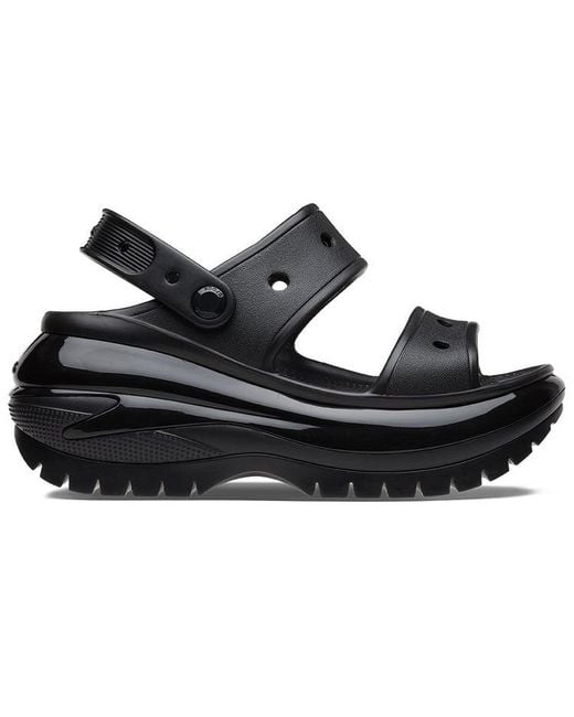 CROCSTM Black Mega Crush Sandal for men