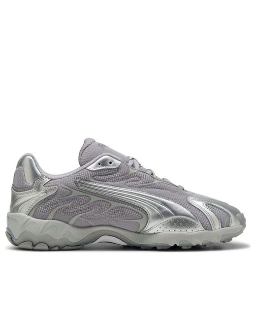 PUMA Gray Inhale Metallic 'Glacial' for men