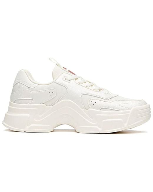 Anta White (Wmns) Life Series Sneakers 'Pure'