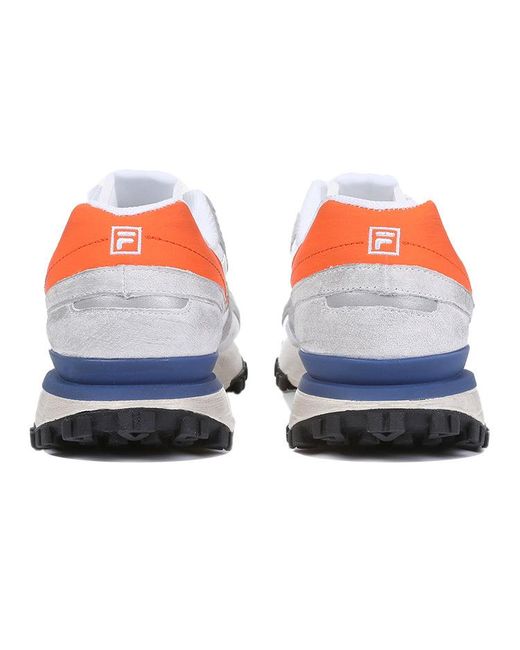 Fila White Zagato Washing Low Top Running Shoes for men