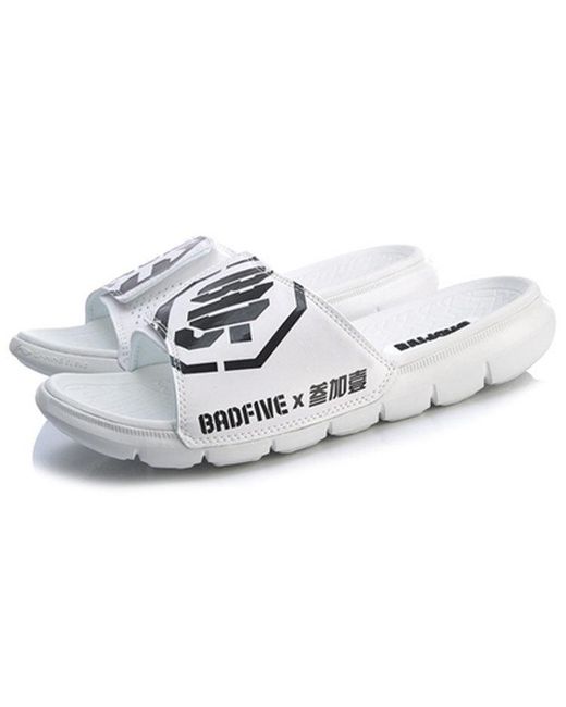 Li-ning White Bad Five Sandals for men