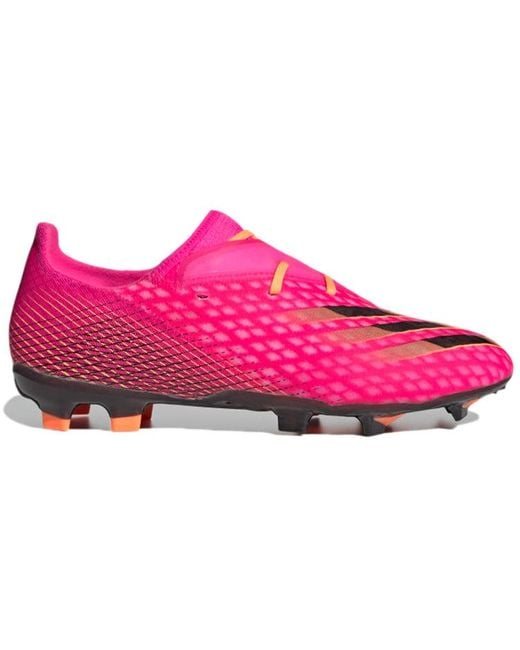 Adidas Pink X Ghosted.2 Fg Shoes 'Shock' for men