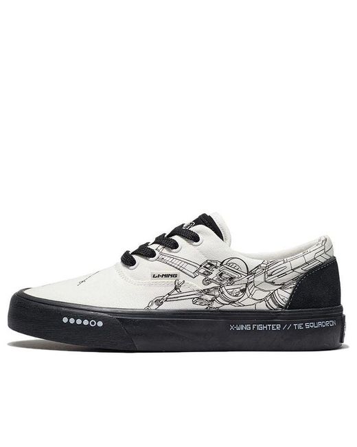 Li-ning Black Skateboarding Low X Star Wars