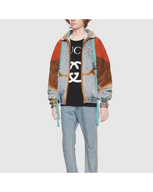 Gucci Black Off- Cotton Oversize With Interlocking G