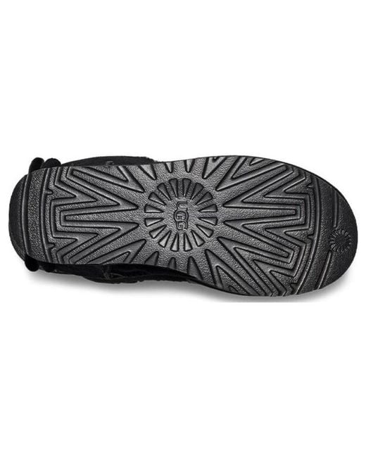Ugg Black (Wmns) Mini Bailey Suede Bow