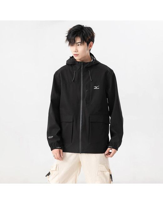 Mizuno Black Outdoor Jacket for men