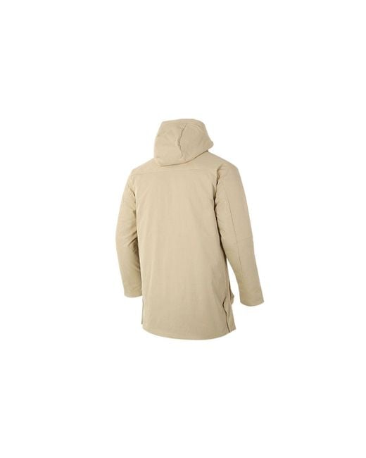 Adidas Natural Big Pocket Pk Stay Warm Mid-Length Cargo Down Jacket for men