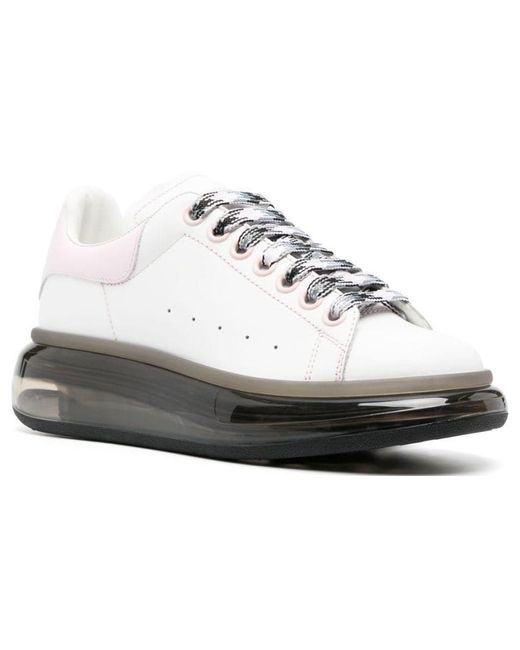 McQueen White (Wmns) Larry Oversized Sneaker 'Clear Sole'