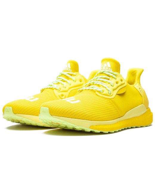 Adidas Yellow X Pharrell Solar Hu Glide 'Bright' for men