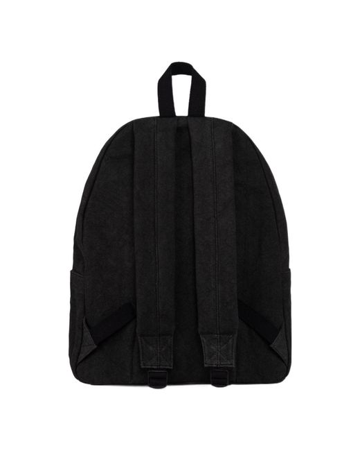 Stussy Black Canvas Backpack for men
